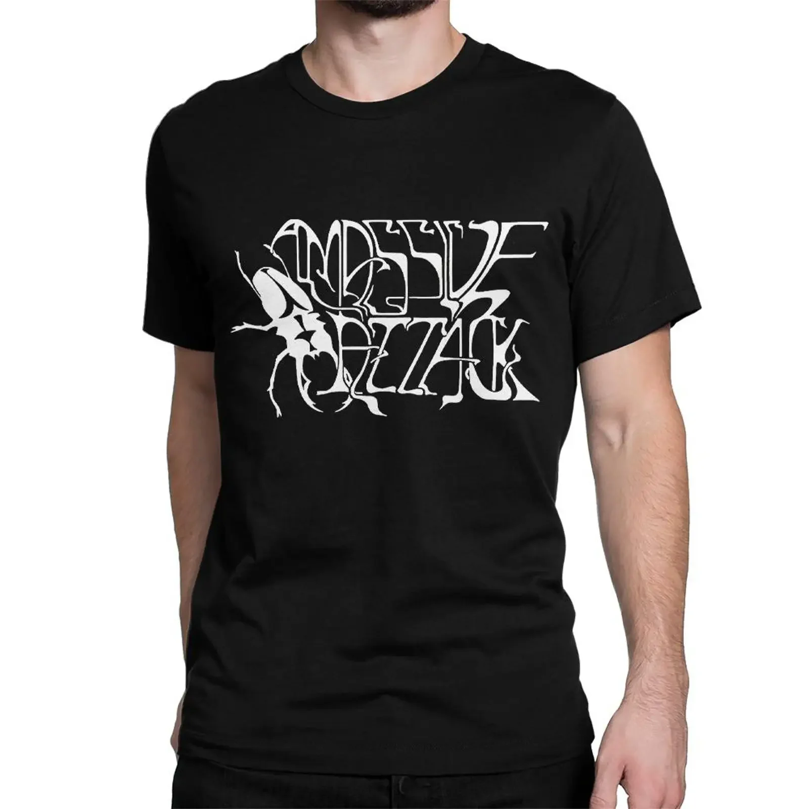 Massive Attack Mezzanine T Shirt Men amp 39 s and Women Sizes vintage Washed streetwear fashion Unisex graphic homme Versatile