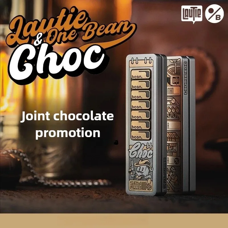 Beijing Exhibition Limited Edition LAUTIE CHOC Mechanical Metal Direct Push Fingertip Push Card Limited Exhibition Edition Stres