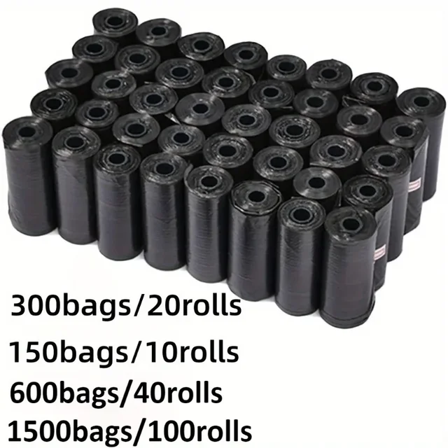 Dog Poop Bags Portable Pet Waste Bags Durable And Leak Proof Dog Garbage Bags With Dispenser Pet Cleaning Supplies For Outdoor 2