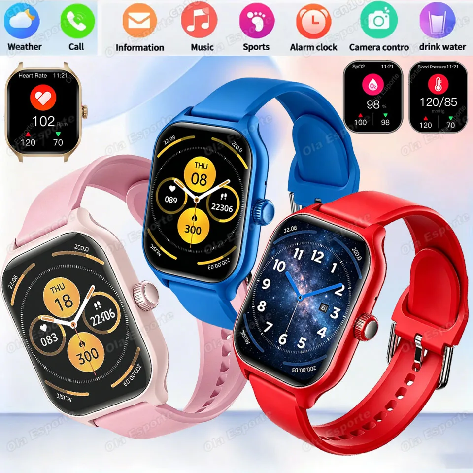 HD Bluetooth Call Smart Watch 2026 New Women's and Men's Watch Heart Rate Sleep Monitoring Outdoor Sports Weather Smartwatch H10