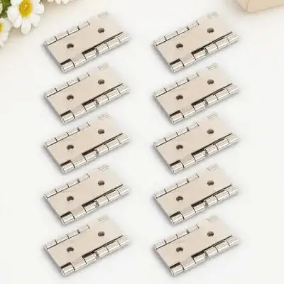 

10pcs Door Hinges Window Gate Corner Cabinet Oil Iron Screen Rustproof Durable Metal Furniture Hardware Accessories