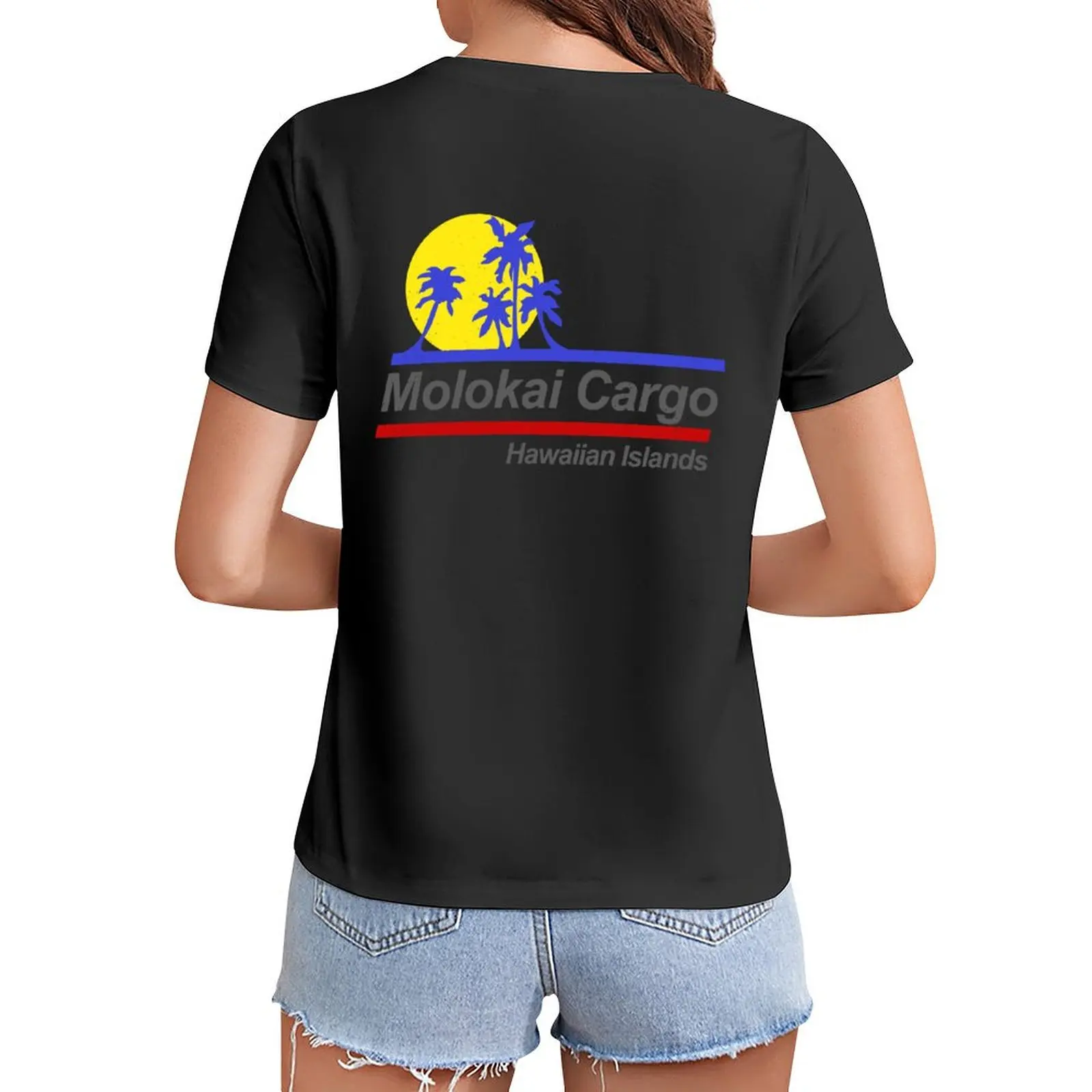 

Molokai Cargo - Hard Ticket to Hawaii T-Shirt animal prinfor customs quick drying female t shirts for Women graphic