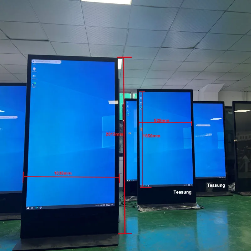 

2025 new product interactive touch screen 43/55/65 inch touch screen advertising machine independent kiosk restaurant video