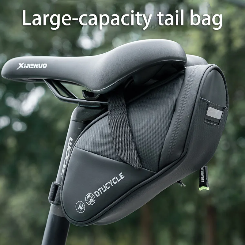 Bolsa de bicicleta DTUCYCLE, bolsa de sillín, bolsa de cojín para asiento de bicicleta de carretera de montaña, bolsa de asiento trasero, bolsa de herramientas, equipo de ciclismo
