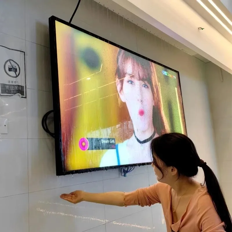 

Водонепроницаемый сенсорный LCD-киоск 55/75 дюймов, вертикальный/горизонтальный, 4K LED, цифровая вывеска и дисплей, IP66, светодиодный