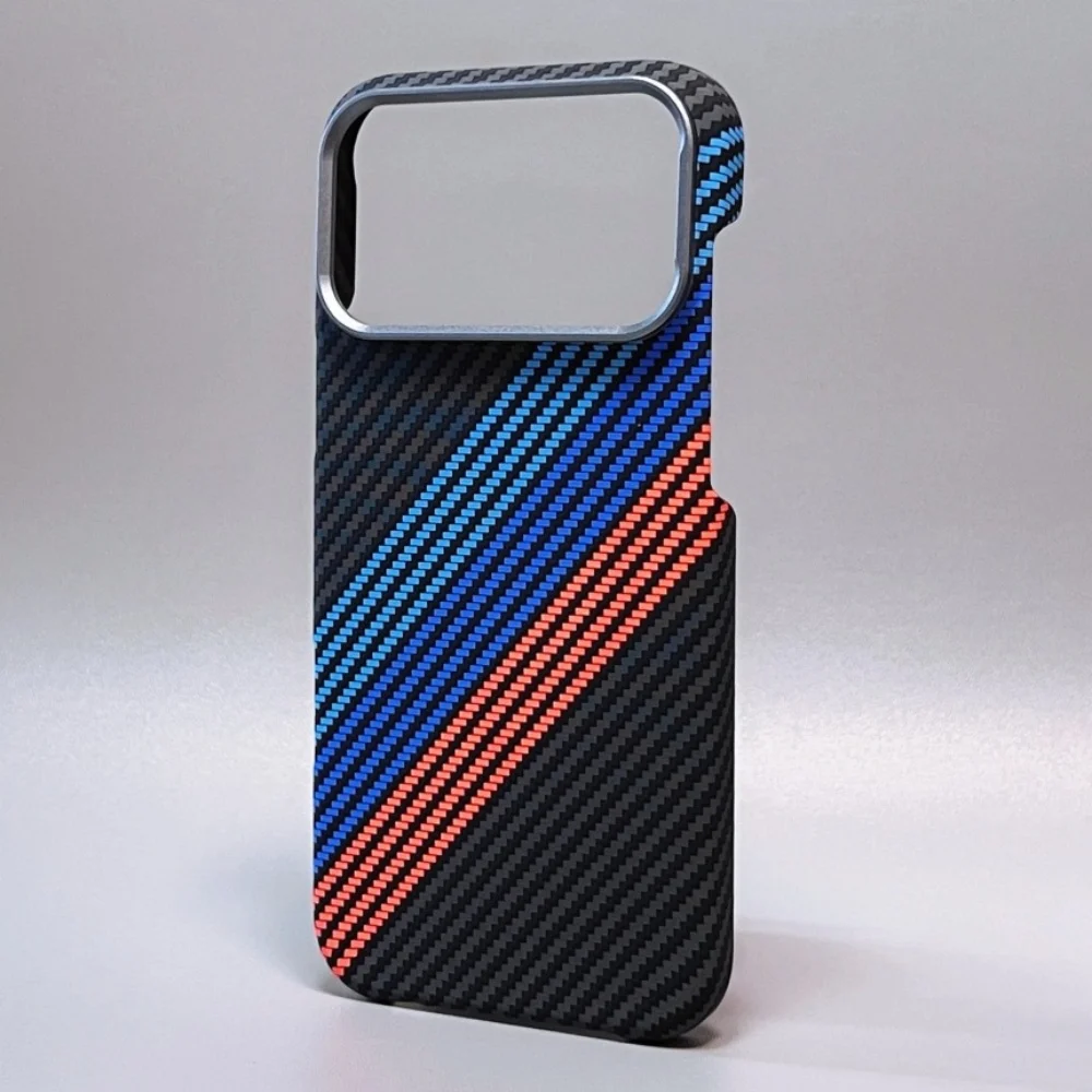 High Quality Magnetic Kevlar Texture Case for iPhone