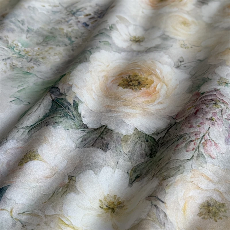 600TC Egyptian Cotton Bedding Set, Vintage Oil Painting Style, Flowers Pattern, Duvet Cover, Bed Sheet/Fitted Sheet , Pillowcase