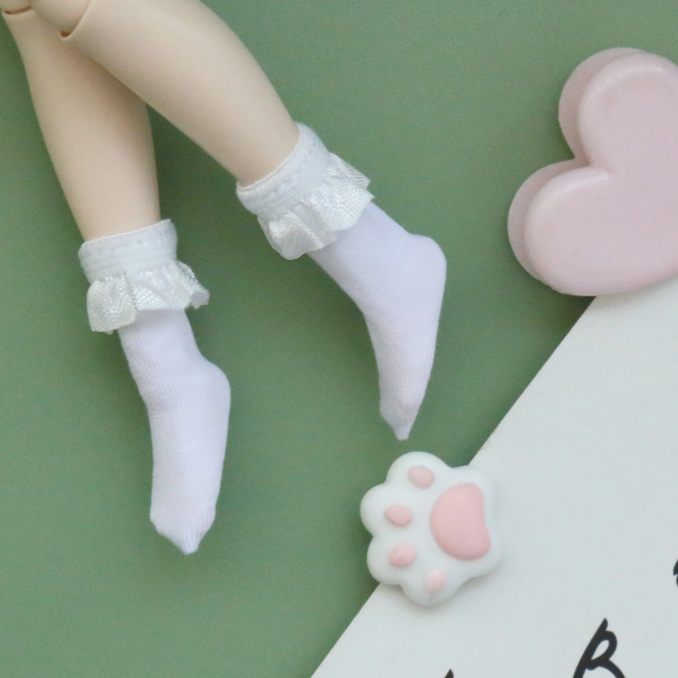 HOUZIWA Doll Accessories OB22 OB24 Azone Lace Socks For Blyth Dolls