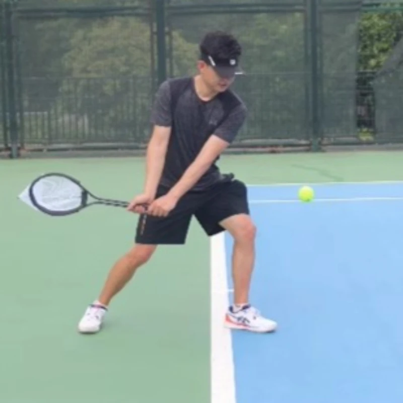 

Portable Tennis Receive Training Racket Beginner Practice Tennis Racket Pocket Aluminum Alloy Ball Trainer Auxiliary Sport Parts