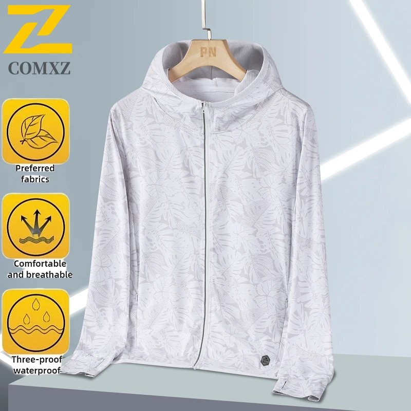 سترة صيفية ممتازة للحماية من الأشعة فوق البنفسجية من الحرير الجليدي بعامل حماية من الأشعة فوق البنفسجية 50+ - معطف جلد خفيف الوزن للغاية وسريع الجفاف للأنشطة الخارجية لصيد الأسماك 2025 #3