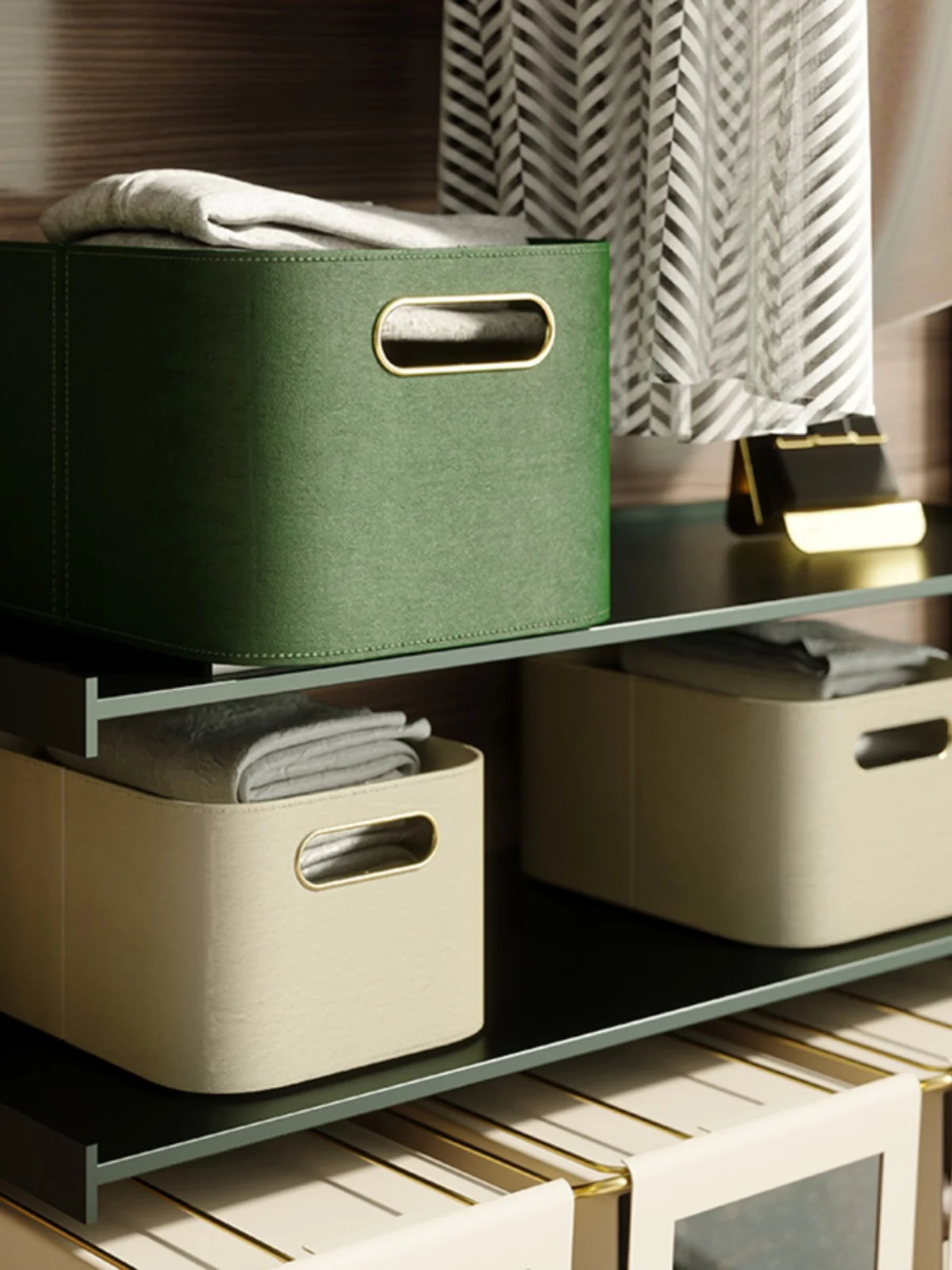 

Корзина для хранения Buxing: органайзер для одежды, корзина для белья в скандинавском стиле, однотонная, для повседневного использования