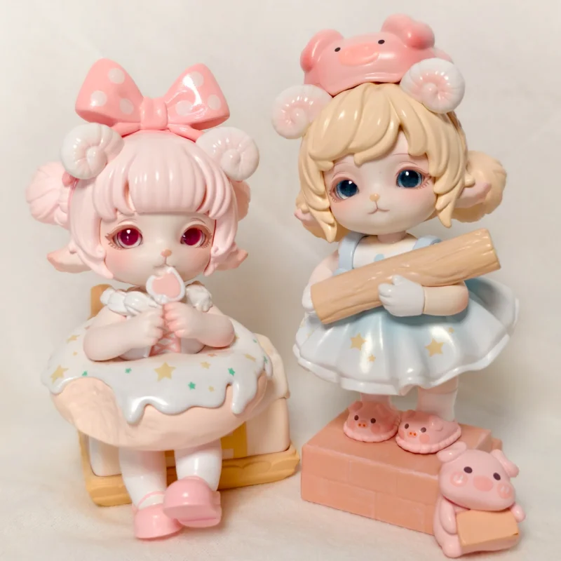 

Новинка 2025, серия Mimia, поиск для деревня Янцзяо, слепая коробка, экшн-фигурка, настольная кукла, игрушка, украшение, милая девушка, праздничный подарок