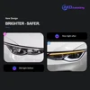 2 PCS AKD 자동차 모델 골프 8 MK8 2021-2024 헤드 램프 LED 또는 크세논 헤드 라이트 LED 듀얼 프로젝터 FACELIFT 2