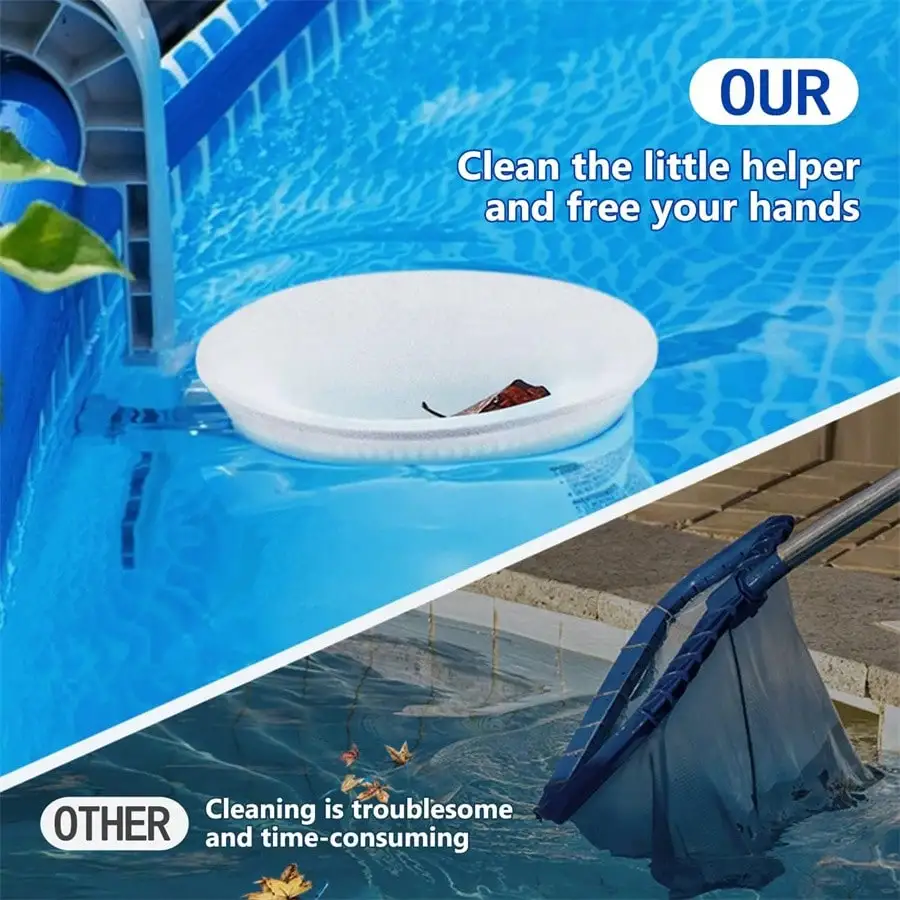 10pcs Swimming Pool Cleaning Accessories, Swimming Pool Debris Net, Filter Leg Warmers, Filter Bags, Debris Bags