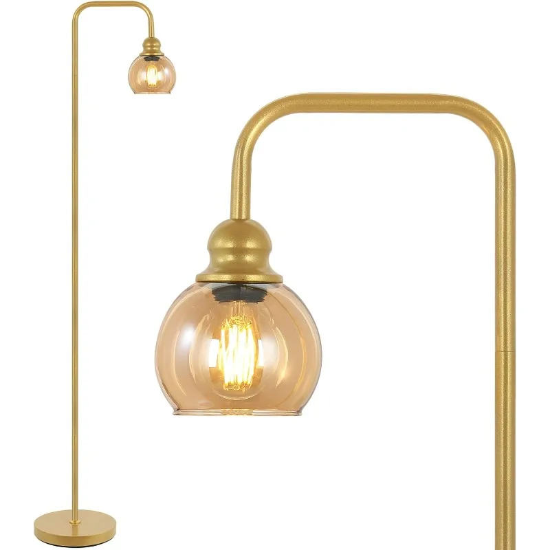 

Modern Floor Lamp for Living Room with 6W LED Bulb, Industrial Floor Lamp, Classic Reading Tall Lamp for Home Office