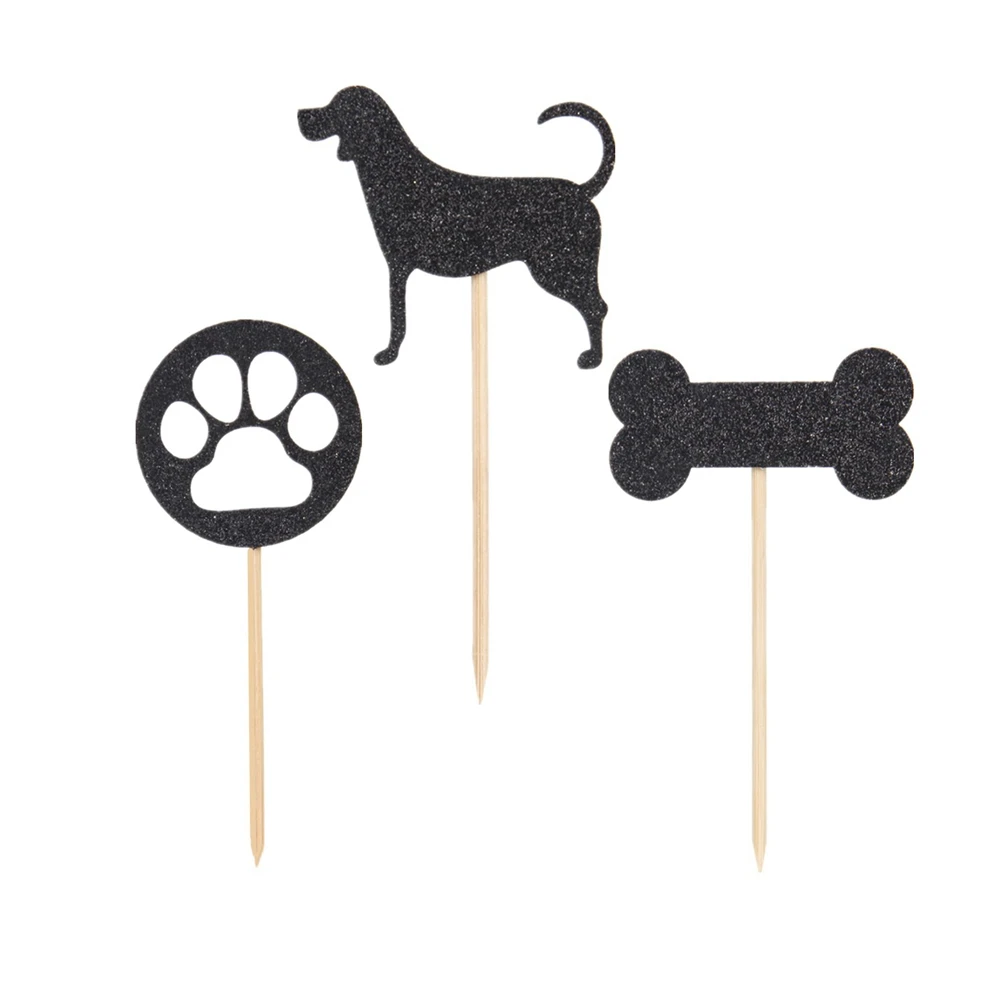 

Cake Topper Dog Bone Cake Topper Footprint Cake Decor Cake Decor Footprint Dog Dessert Decor