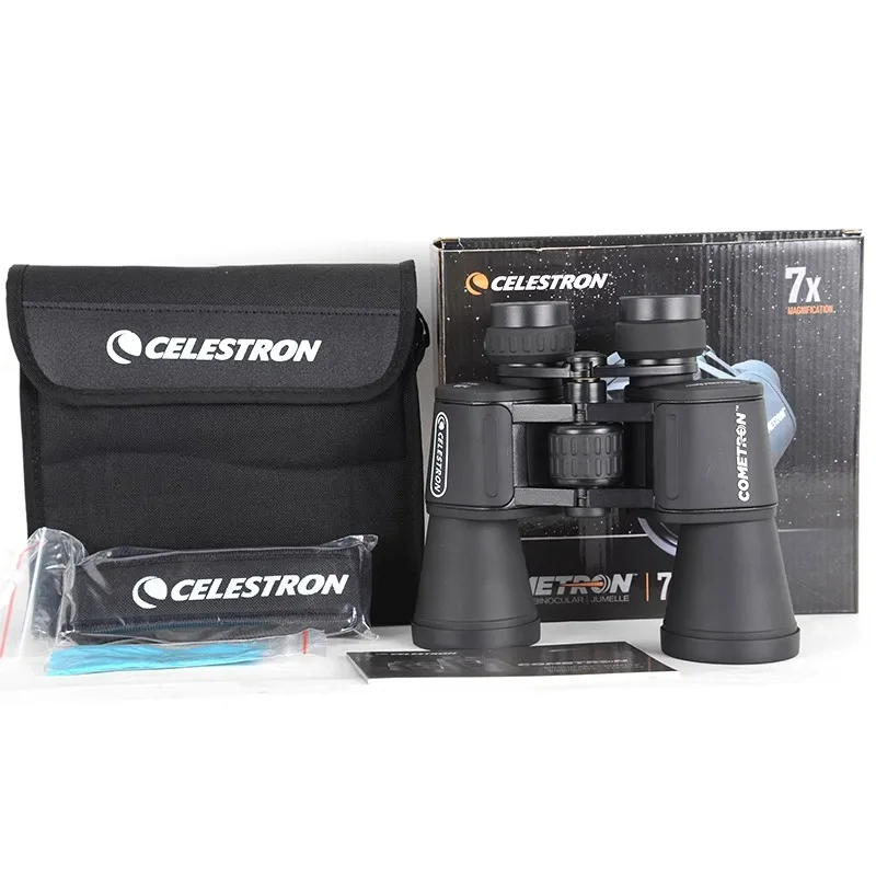 Celestron-Smart Eye Binoculars with High Magnification, Low Light Night Vision, 7x50, Outdoor Tourism and portability