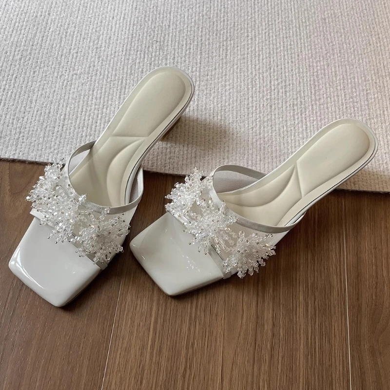 cristal-fleur-marque-maille-talons-hauts-pantoufles-pour-femmes-bout-carre-bout-ouvert-diapositives-chaussures-habillees-createur-de-mode-sandales-femme