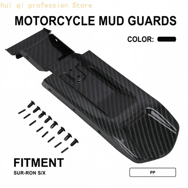 Hinterer Kotflügel, schwarze Radabdeckung für SUR-RON S/X Mud Control und Service H8WE – Detail 9