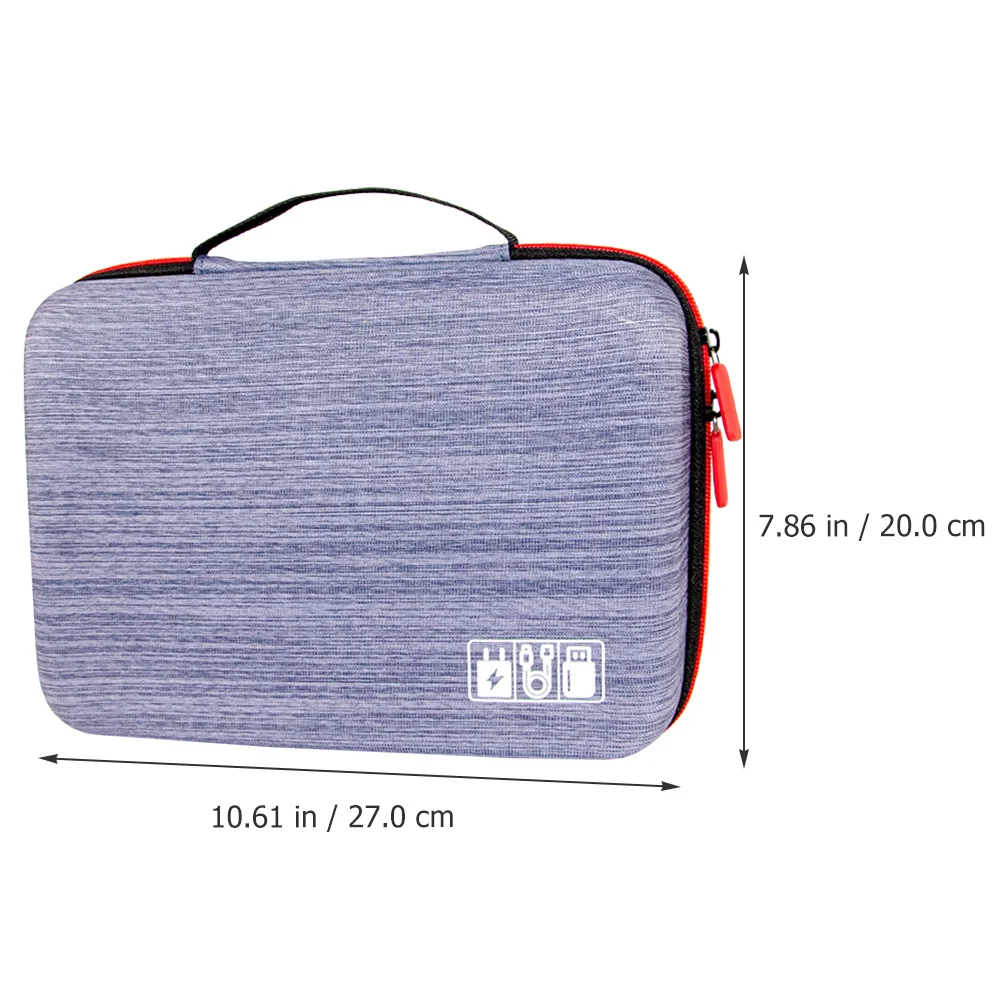 

Data Cable Storage Bag Oxford Cloth Eva Waterproof Portable Travel Organizer For Electronics Hard Drive Earphones Digital