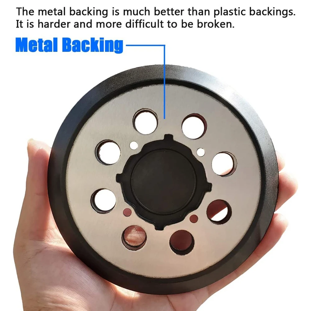 

Для орбитальной шлифовальной машины, сменная подушечка, 5-дюймовый шлифовальный диск с 8 отверстиями, лоток для наждачной бумаги, подложки для шлифовальной машины для DWE6421 DWE6421K DWE6423