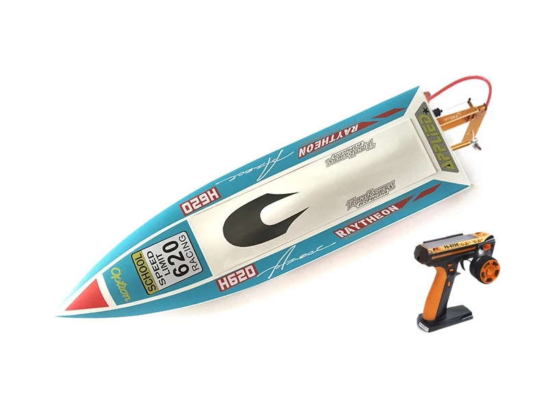 H620 الألياف الزجاجية الكهربائية اللاسلكية التحكم قوارب السباق RTR RC نموذج باخرة مع محرك سيرفو ESC بطارية لعب للبالغين #4