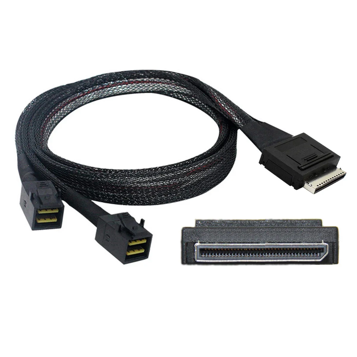 Oculink 8x SFF-8611 auf MiniSAS HD 8643 8087 8654 8611 8i 4i Stecker auf Stecker Festplatte Solid State PCI-E Verlängerungskabel 8639 U.2
