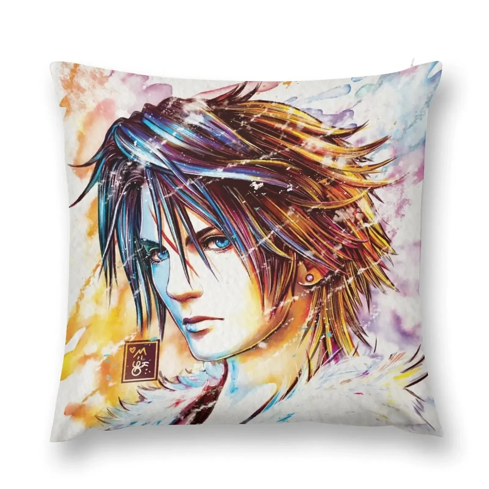 Squall Throw Pillow Throw Pillow Cushion Child pillow