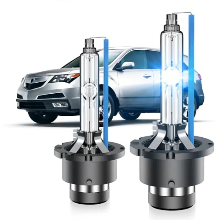 

Fit for Acura 2007-2015 MDX RL RDX 2004-2014 TL TSX D2S HID Xenon Headlight Bulbs350% Brightness High Low Beam Light Bulb 8000K