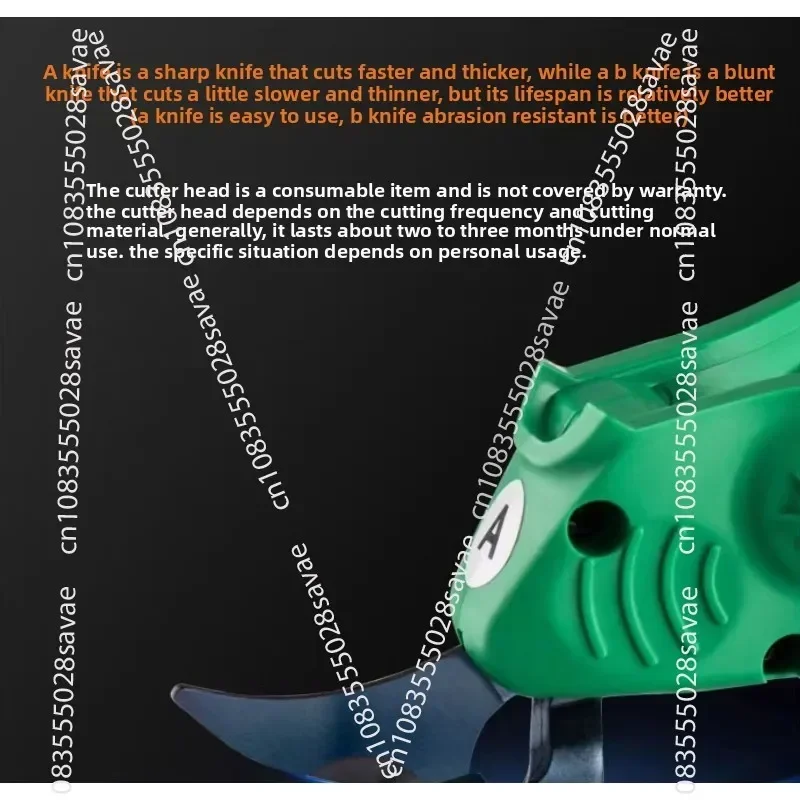 WBT-1/2/3 Series Electric Scissor Head Blade Electric Scissors Tailor Scissors A Cutter Head B Cutter Head