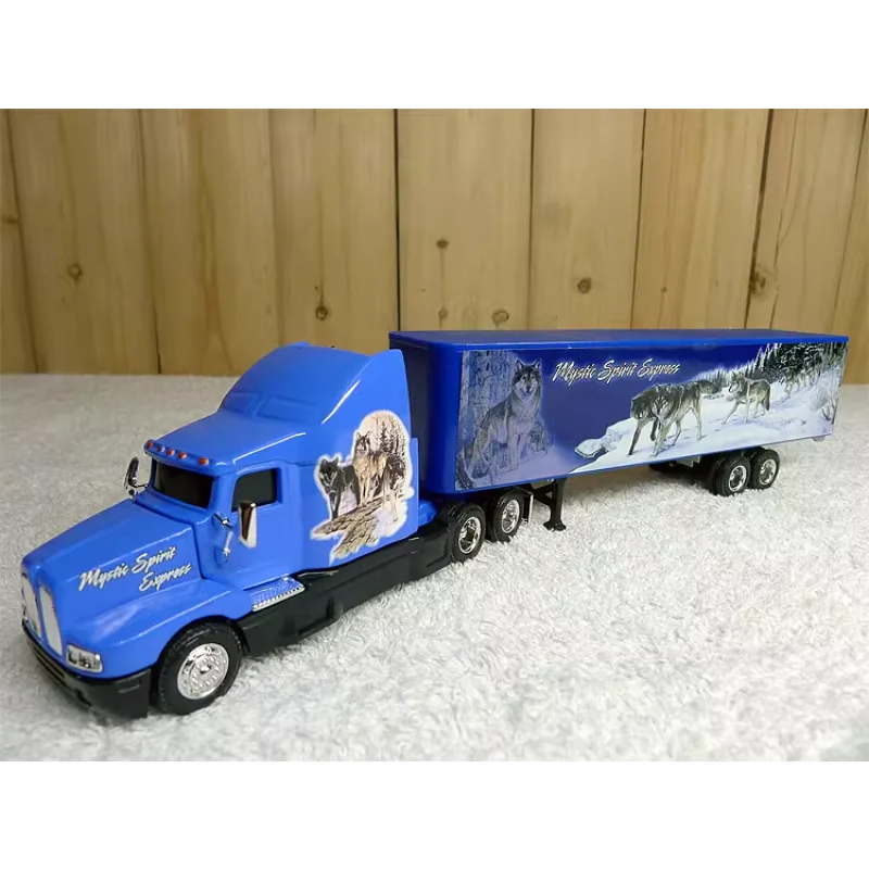 

Литой под давлением ERTL масштаб 1:64 Mystic Spirit Express Kenworth контейнер из сплава модель автомобиля Коллекционная игрушка в подарок сувенир дисплей орнамент