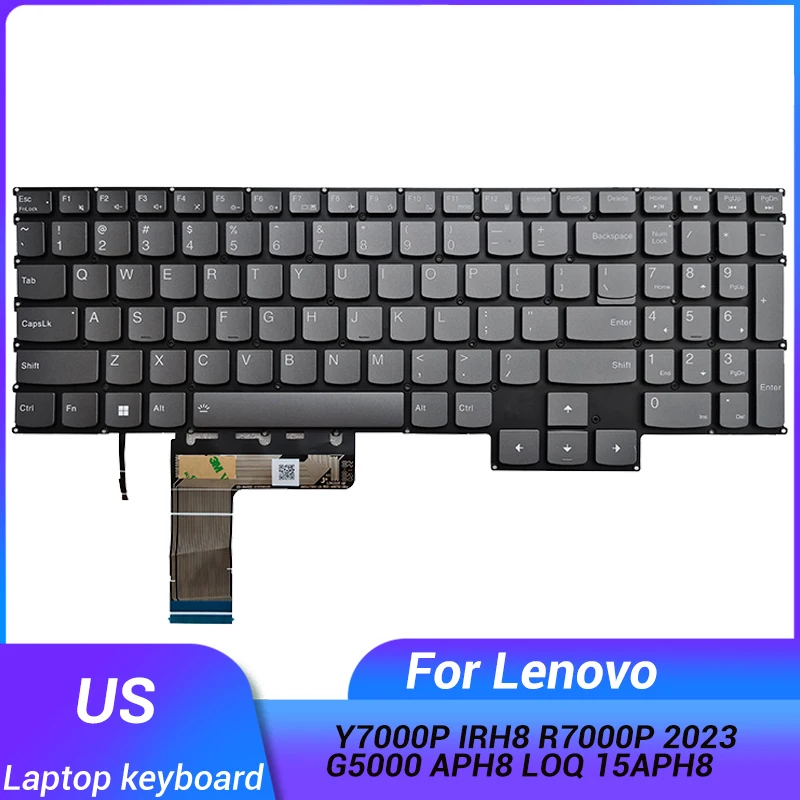 New For Lenovo Y7000P IRH8 R7000P 2023 G5000 APH8 LOQ 15APH8 US Keyboard SN21K23308