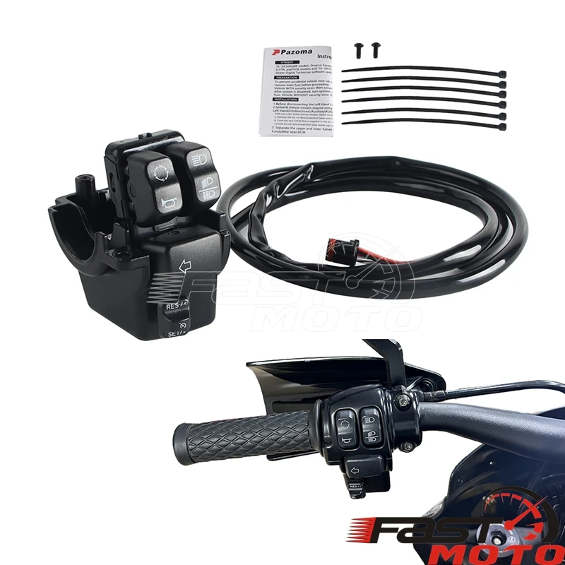 Motorcycle Cruise Control Speed Comfort Riding Manual Mechanical Cruise System For Harley FXDR FXDRS Standard Heritage Classic