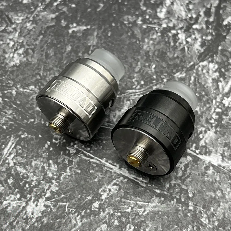 Reload S RDA Atomizer 316ss vape rda Rebuildable Single Coil 24mm rda Tank With Squonk BF PIN