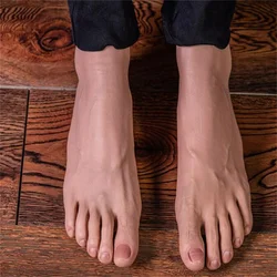 Real Life Silicone Inverted Male Foot Art Mannequins, Body Simulation Shoot Doll, D069,44Yard, 1Pc