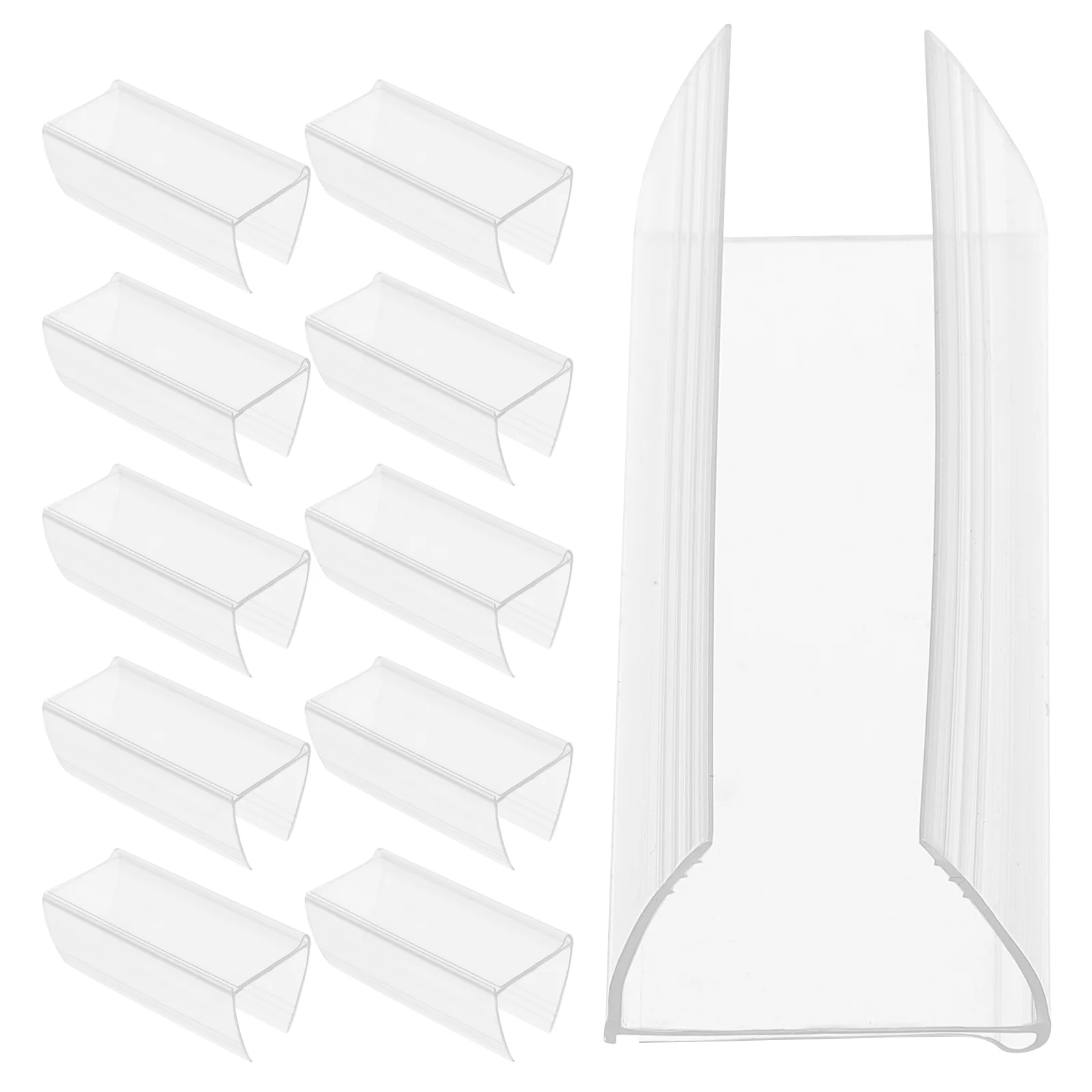 

30 Pcs Shelf Label Holder Sticker Shelving Display Holders Sign Stand Tags Bookshelf