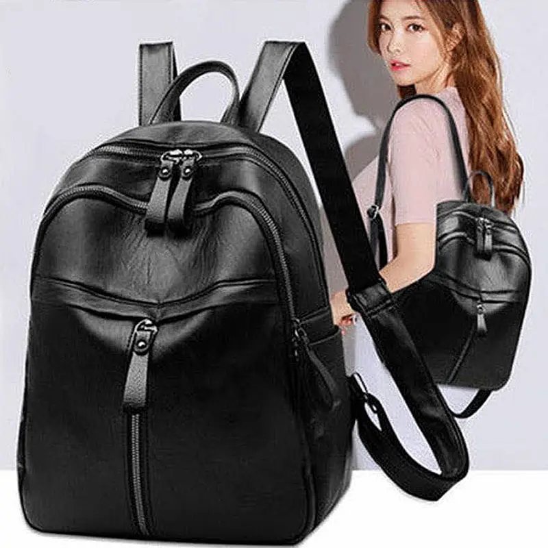 Women Backpack Designer High Quality Leather Women Bag Fashion School Bags Multifunction Large Capacity Travel Backpacks Mochila