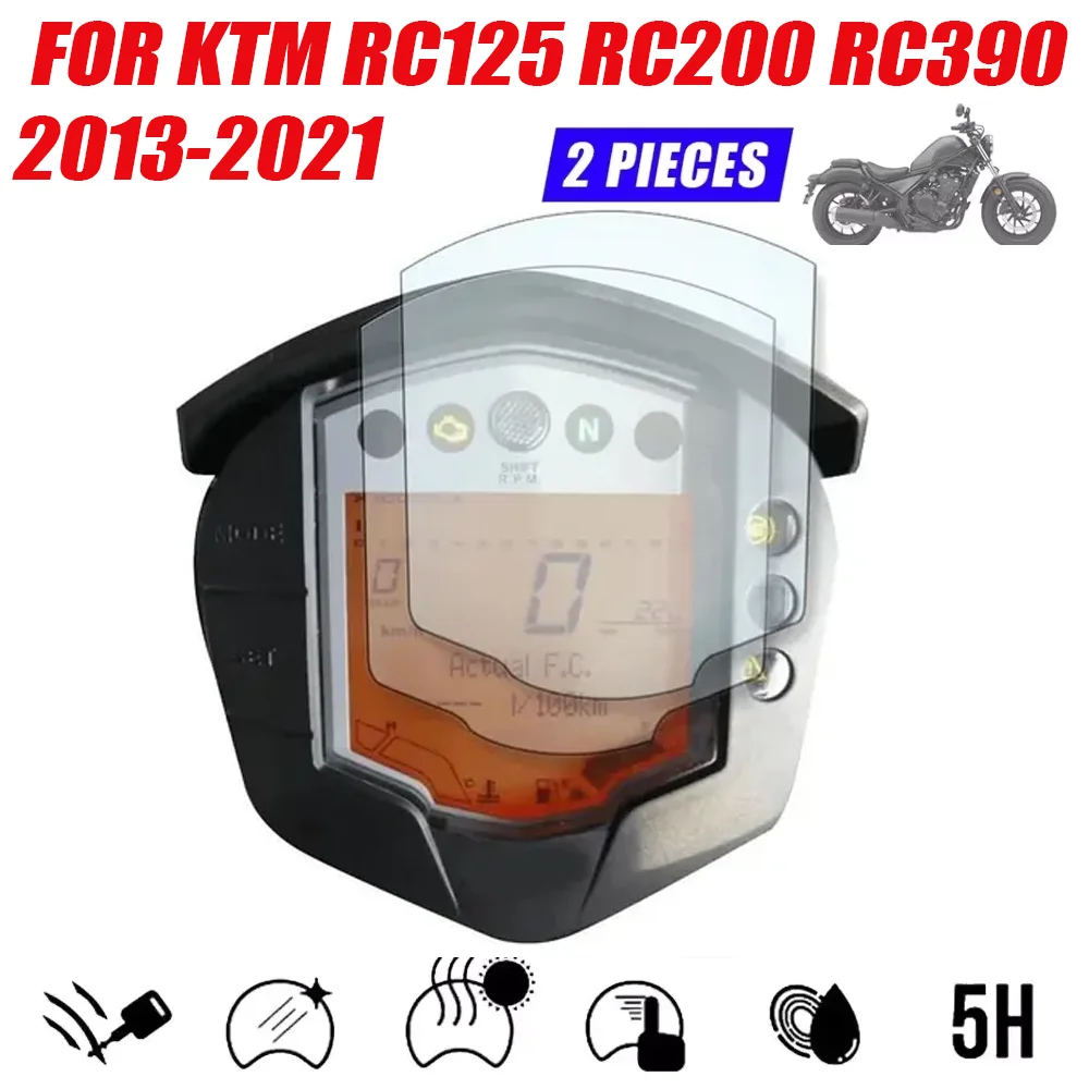 

For KTM DUKE 200/390 RC390 RC 390 DUKE390 DUKE250 Cluster Scratch Cluster Screen Protection Film Protector