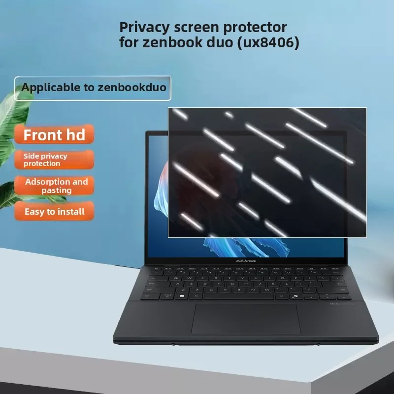 

For 14inch 2025 ASUS Zenbook DUO UX8406 Laptop Privacy Protection Film Computer Counter-Spy Privacy Screen Protector