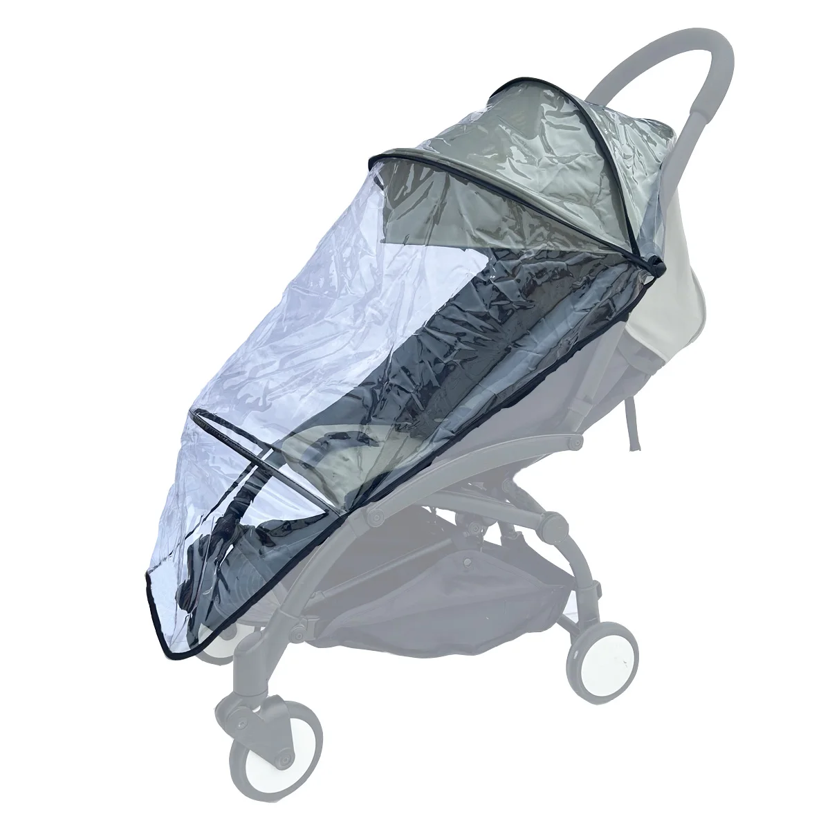 COLU KID ® Kinderwagen-Zubehör, Regenschutz, wasserdichte EVA-Abdeckung, kompatibel mit Yoyo Yoyo2 Yoya Kinderwagen – Detail 7