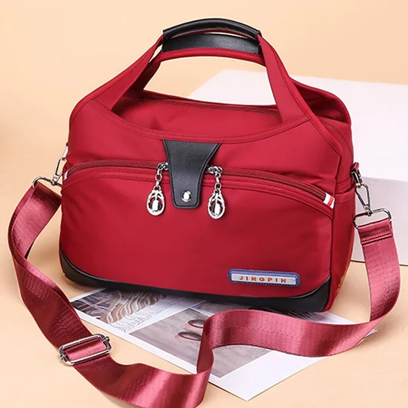 2024 New Fashion Oxford Cloth Large Capacity Shoulder Bag Ladies Casual Light Outdoor Travel Handbag