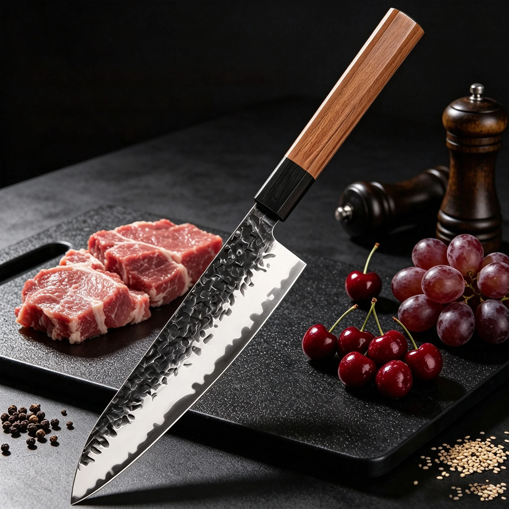 Chef Knife Japanese Gyuto Knife Professional Cooking Knife Fruit Vegetable Slicing Utensil Private Kitchen Chef Culinary Utensil