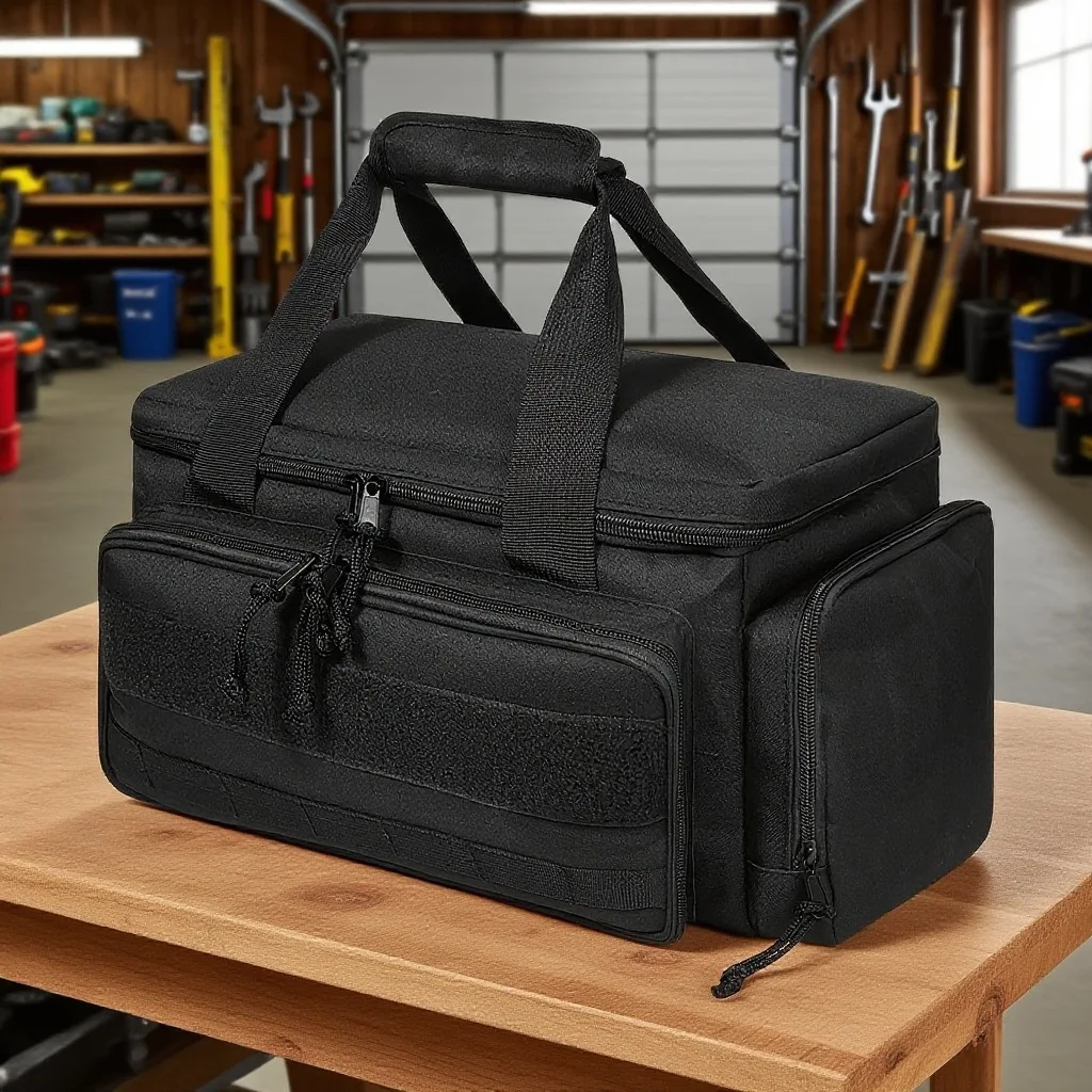 

14inch Heavy Duty Tool Bag Large Capacity Thickened Wear-Resistant Handbag Multifunctional Waterproof Electrician Storage Bag