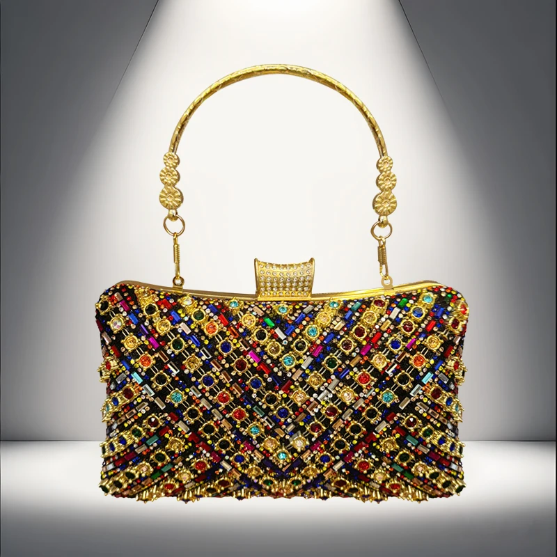 

Women's Small Square Bag Wallet Fashion Trend Wedding Party Banquet Handbag Single Shoulder Diagonal Cross Bag Banquet Small Bag