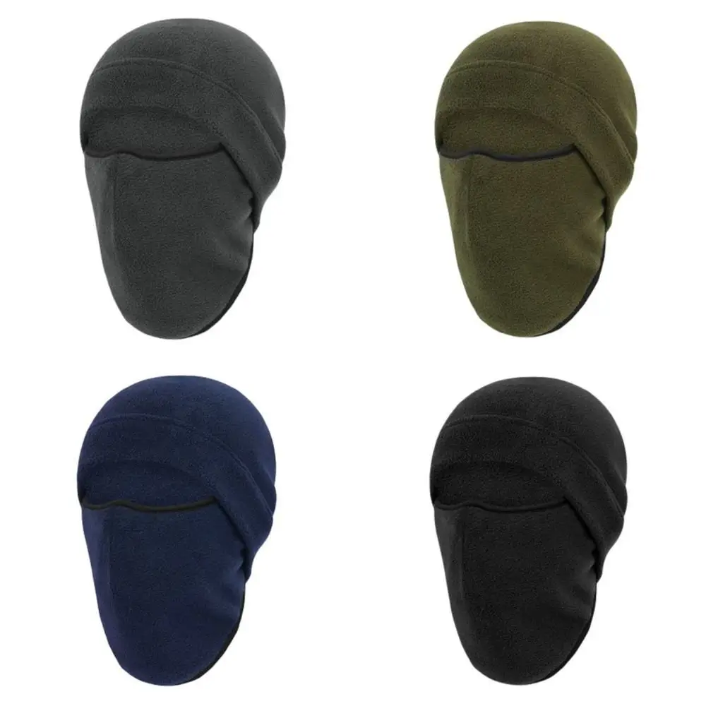 لينة بلون الصوف بالاكلافا قبعة تنفس يندبروف قناع هود بيني البلوز الدفء تنزه قبعة الدراجات الخريف/الشتاء