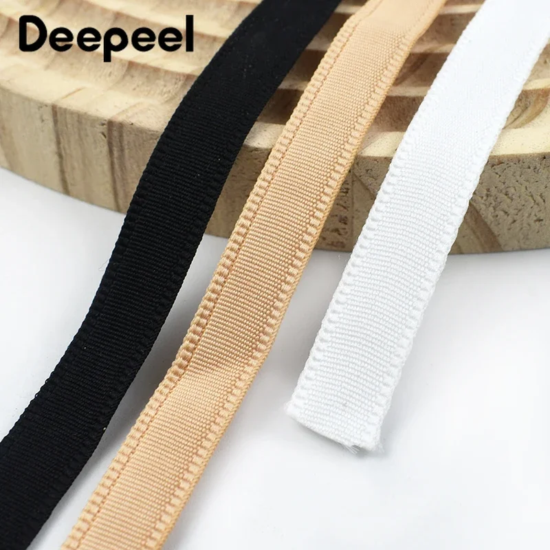 5-30M Deepeel 10mm Tubular Webbing Underwear Bra Fishbone Protective Ribbon Swimsuit Corset Fixed Tape DIY Sewing Accessories