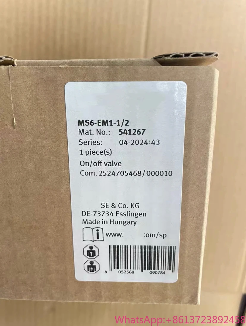 

Brand New MS6-EM1-1/2 541267 spot inventory