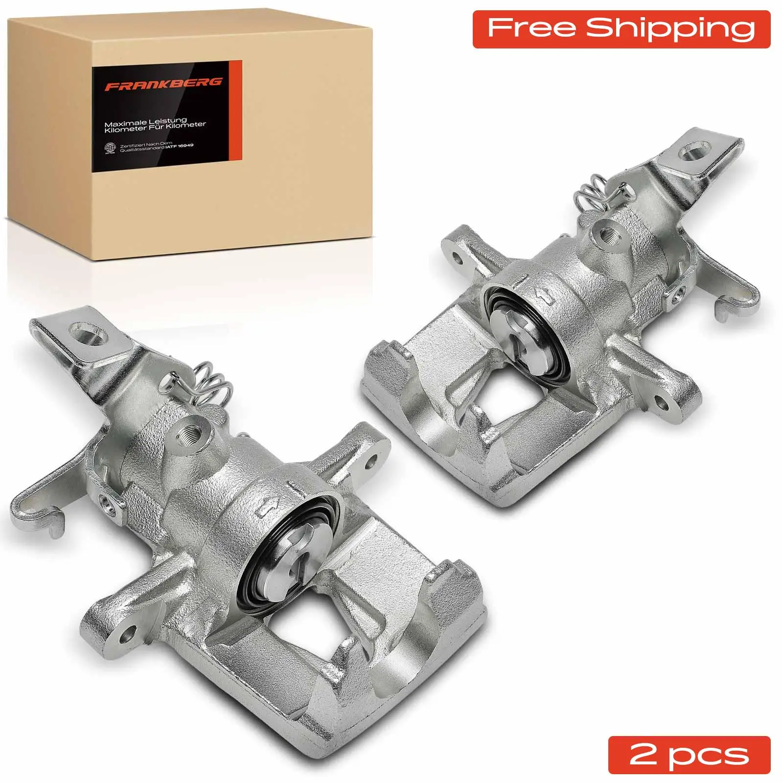 Frankberg 2x Remklauw Achteras Voor Nissan Interstar Opel Movano Combi Renault Master II 7701206755 343091 7701206754 343090