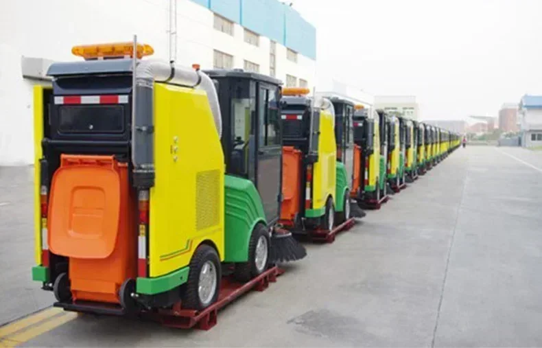 'machines for sweep truck diesel highway streets tractor's road sweeper