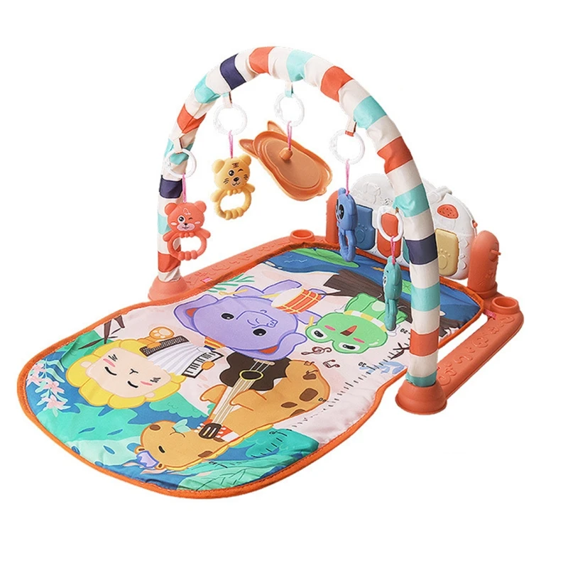 

Tummy Time Padded Mat Sensory Gym Playmat for Baby Infant Newborn Gender Neutral